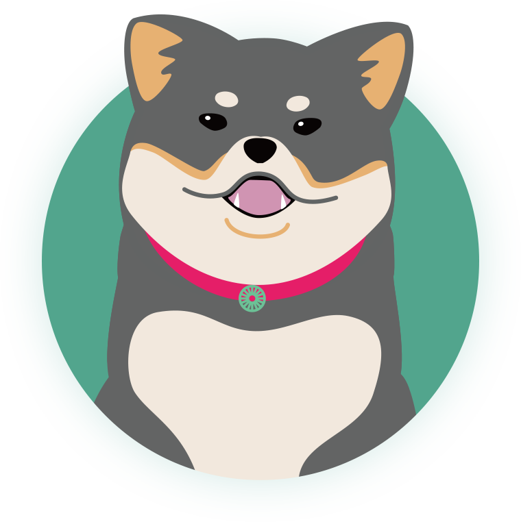 柴犬のテツ